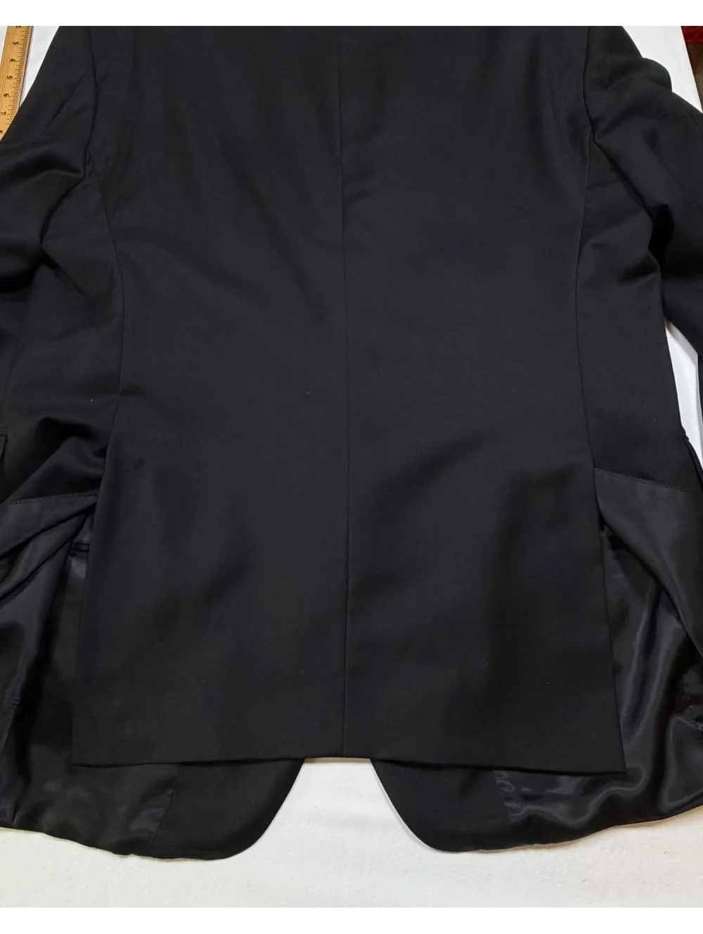 Peter Millar Men’s Black Wool Sport Coat Blazer 50T Tall 2 Button Made in Canada